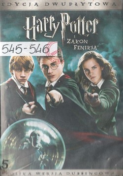 Skan okładki: Harry Potter i Zakon Feniksa