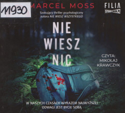Skan okładki: Nie wiesz nic