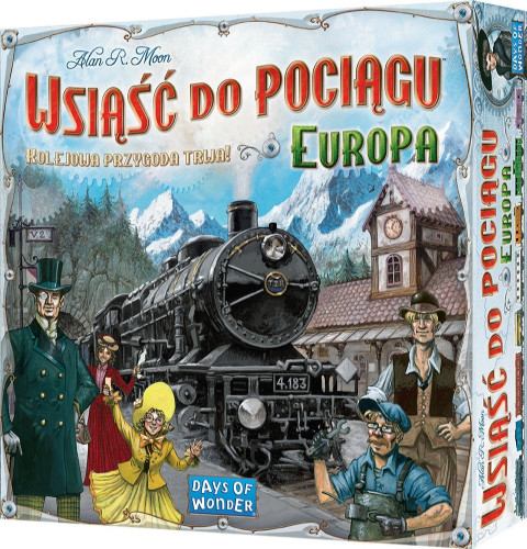 Okładka gry Wsiąść do Pociągu: Europa