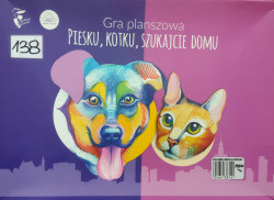 Skan okładki: Piesku, kotku, szukajcie domu