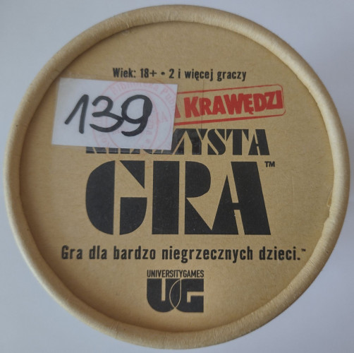 Okładka gry Nieczysta gra - gra dla bardzo niegrzecznych dzieci