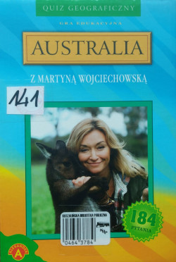 Skan okładki: Quiz geograficzny - Australia z Martyną Wojciechowską