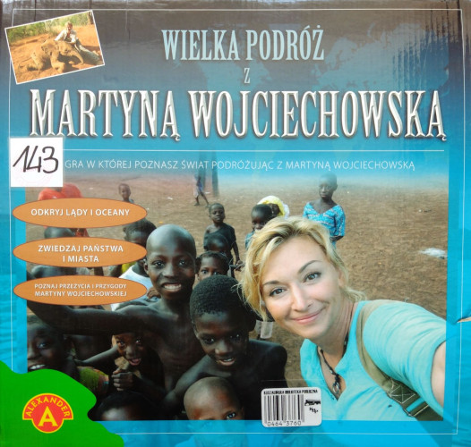 Okładka gry Wielka podróż z Martyną Wojciechowską