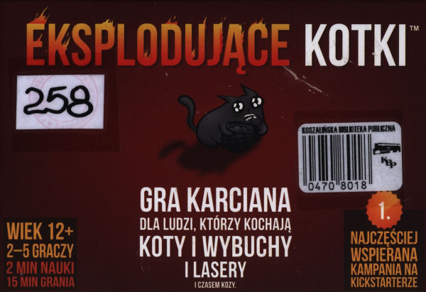 Okładka gry Eksplodujące kotki