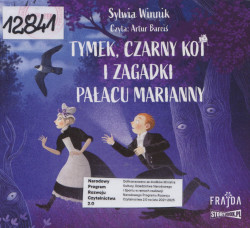 Skan okładki: Tymek, czarny kot i zagadki pałacu Marianny