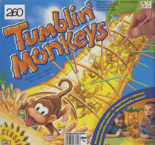 Okładka gry Tumblin’ Monkeys - Nie pozwól małpkom spaść!