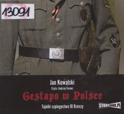 Skan okładki: Gestapo w Polsce - tajniki szpiegostwa III Rzeszy