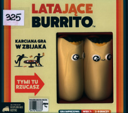 Skan okładki: Latające burrito : karciana gra w zbijaka
