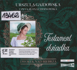 Skan okładki: Dworek nad Biebrzą. Testament dziadka