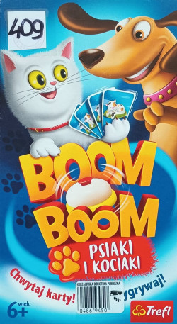 Skan okładki: Boom boom : psiaki i kociaki