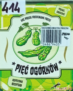 Skan okładki: Pięć ogórków