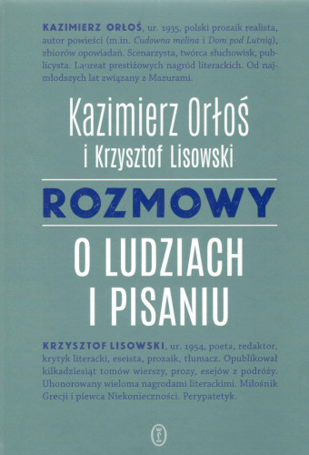 Rozmowy o ludziach i pisaniu