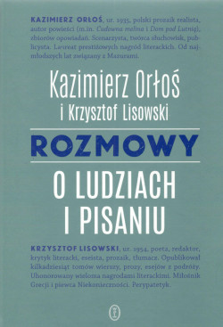 Skan okładki: Rozmowy o ludziach i pisaniu