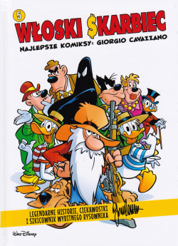 Skan okładki: Włoski skarbiec : najlepsze komiksy : Giorgio Cavazzano. [5]