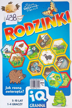 Skan okładki: Rodzinki - jak rosną zwierzęta?