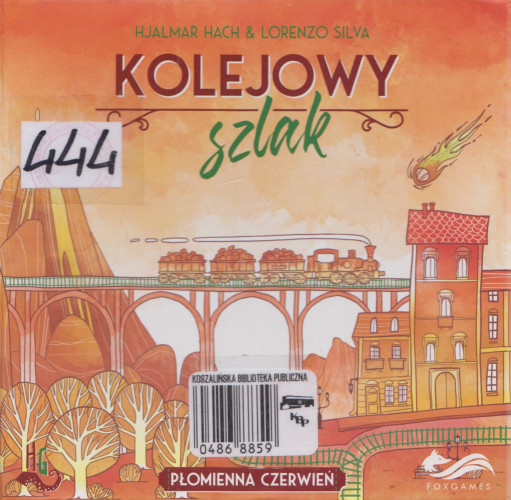 Okładka gry Szlak kolejowy - Płomienna czerwień