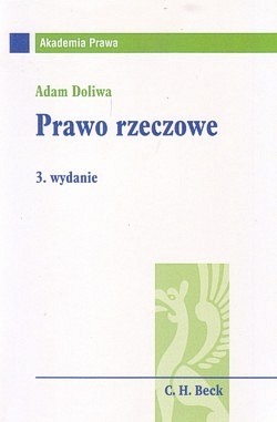 Skan okładki: Prawo rzeczowe