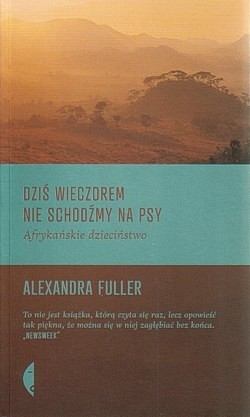 Skan okładki: Dziś wieczorem nie schodźmy na psy : afrykańskie dzieciństwo