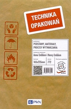 Skan okładki: Technika opakowań : podstawy, materiały, procesy wytwarzania