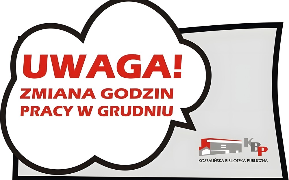 Zmiany w grudniowym harmonogramie pracy biblioteki