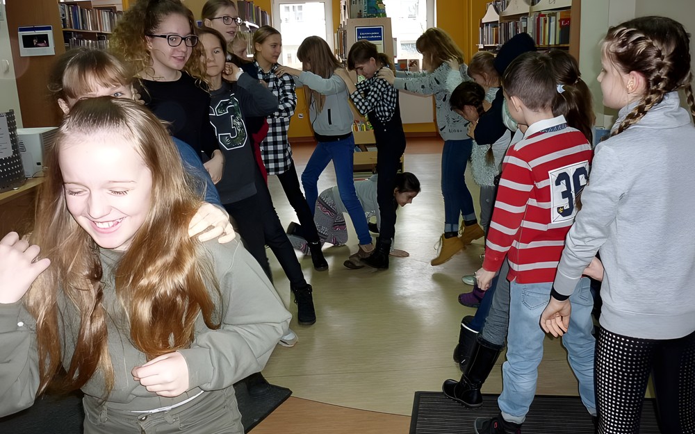 Wesołe zabawy na zakończenie ferii