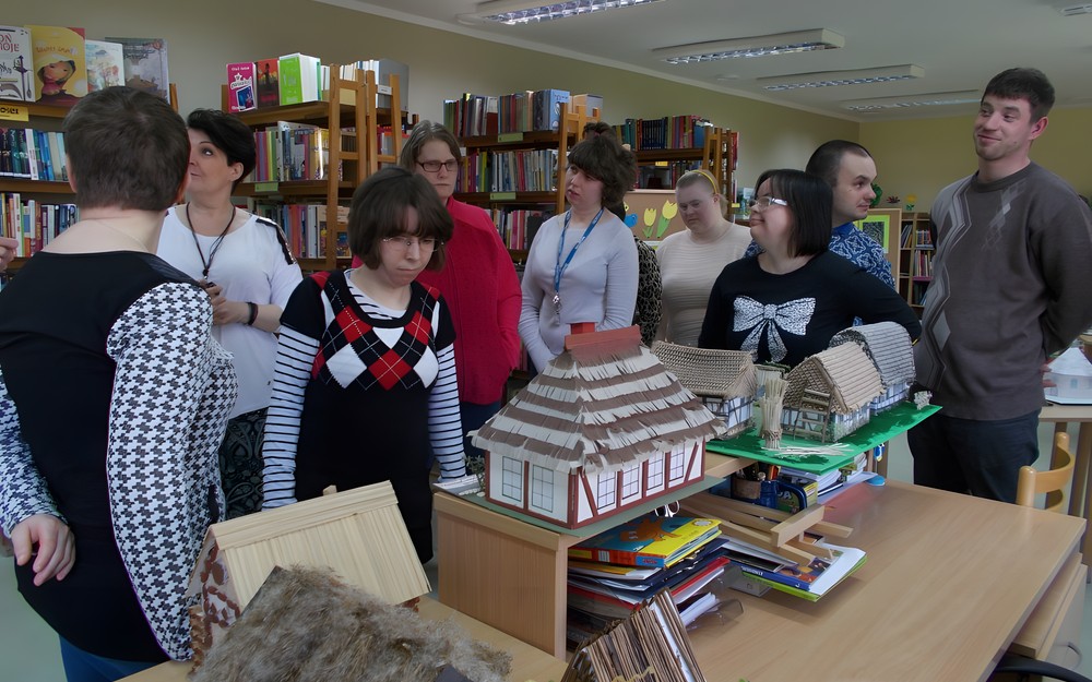 Zabudowania wioski Jamneńskiej