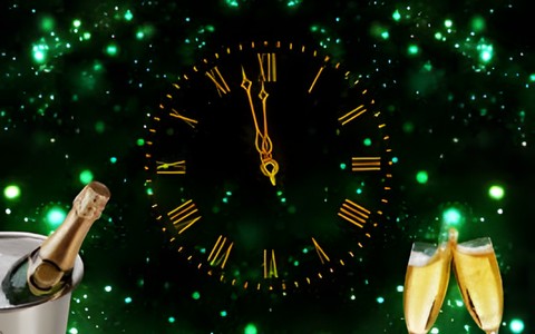 Grafika dotycząca Nowego Roku