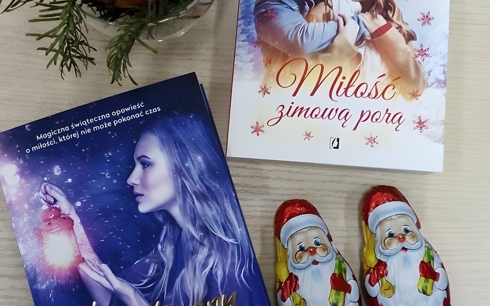 na zdjęciu książki