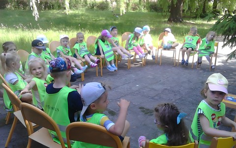 Dzieci podczas zajęć