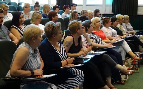 Uczestnicy IV Forum Bibliotekarzy Pomorza Zachodniego w Koszalińskiej Bibliotece Publicznej