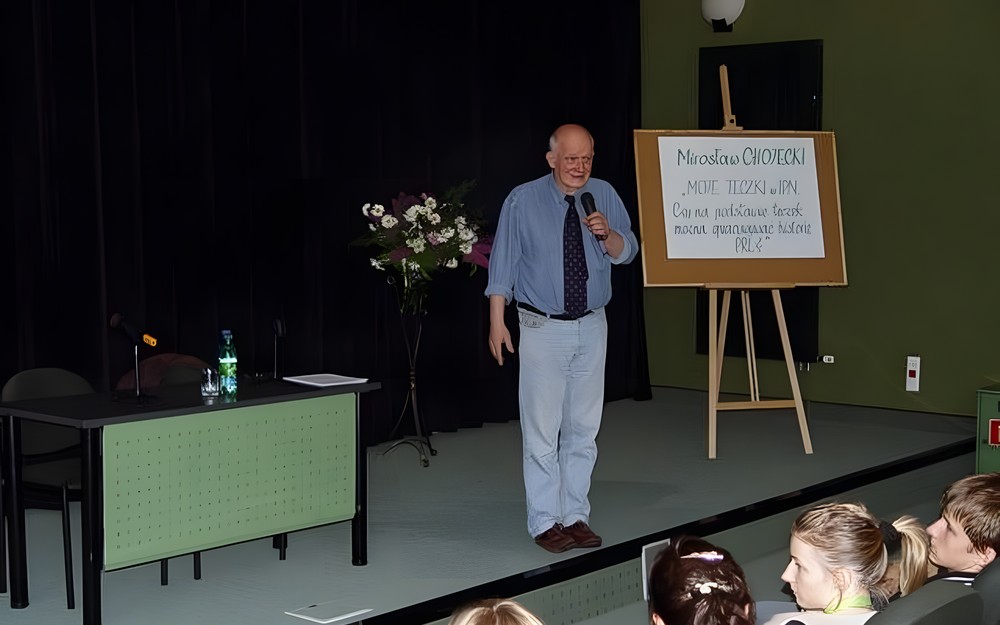 Wykład Mirosława Chojeckiego