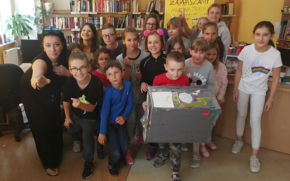 Pozujemy wspólnie z Panią Ewą