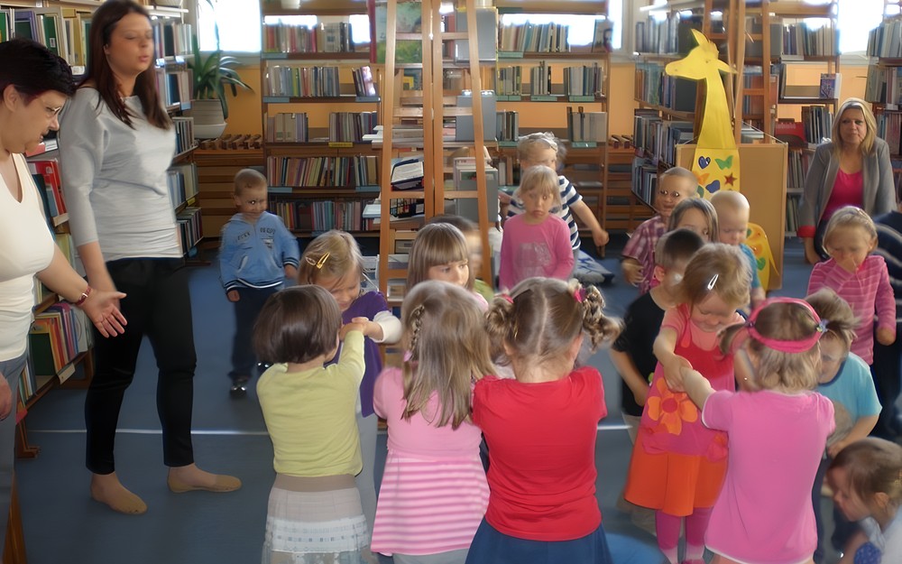 Spotkania majowe w bibliotece