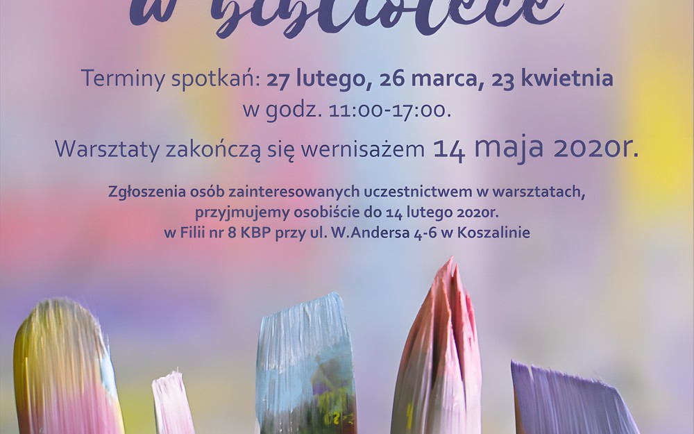 na zdjęciu plakat