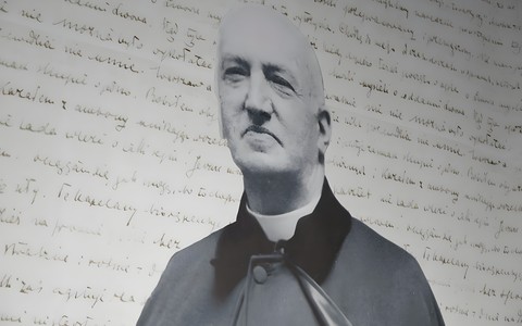 Na zdjęciu: Portret Arcybiskupa Ormiańskiego: Józefa Teofila Teodorowicza, będący częścią wystawy