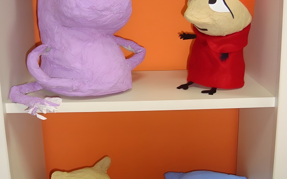 Muminki w bibliotece...