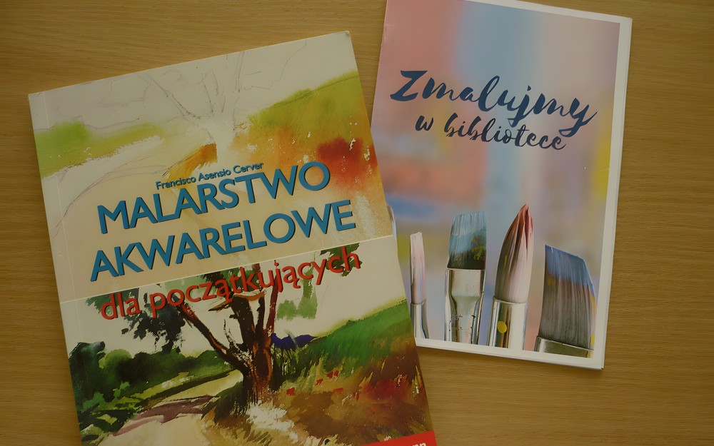 na zdjęciu książka Malarstwo akwarelowe