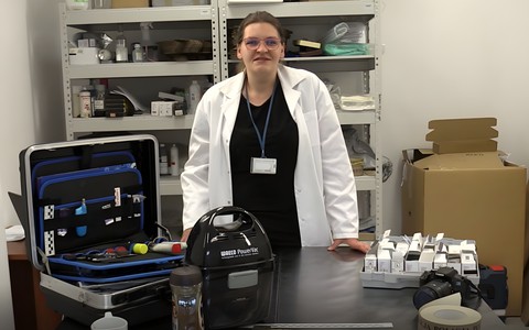 Na zdjęciu: Sierż. sztab. Agnieszka Kucharek