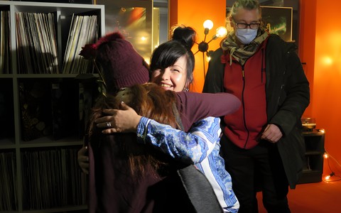 Izabela Rogowska przyjmuje gratulacje