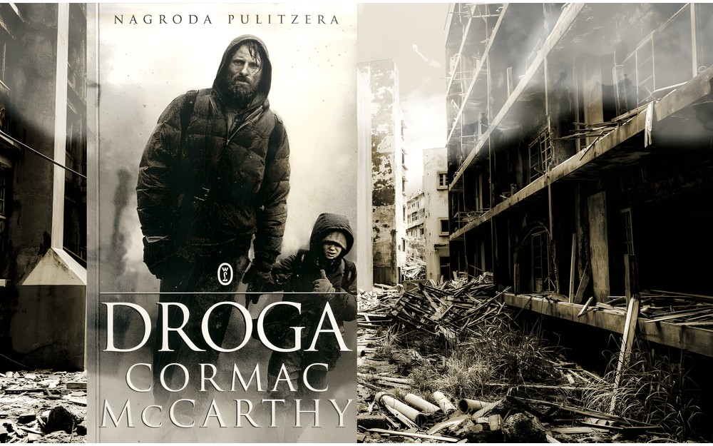 Na zdjęciu okładka książki Cormaca McCarthy'ego- Droga