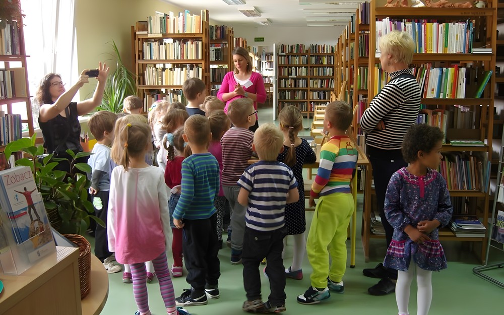Lekcja biblioteczna - pierwsza wizyta