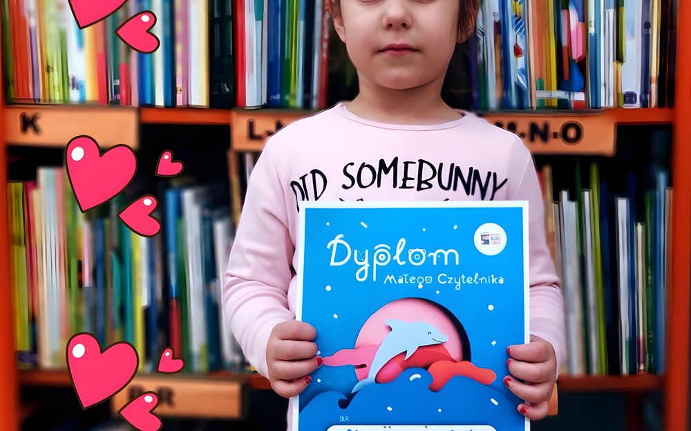 Zdjęcie Zosi z dyplomem
