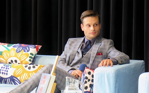 Max Czornyj podczas spotkania.