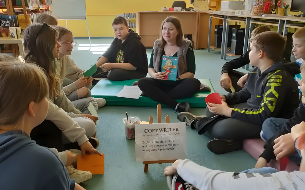 rozmowa z uczniami o książce "Noskawery"