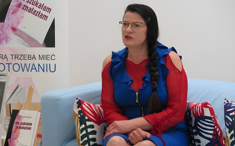 Alicja Wendekier podczas spotkania.