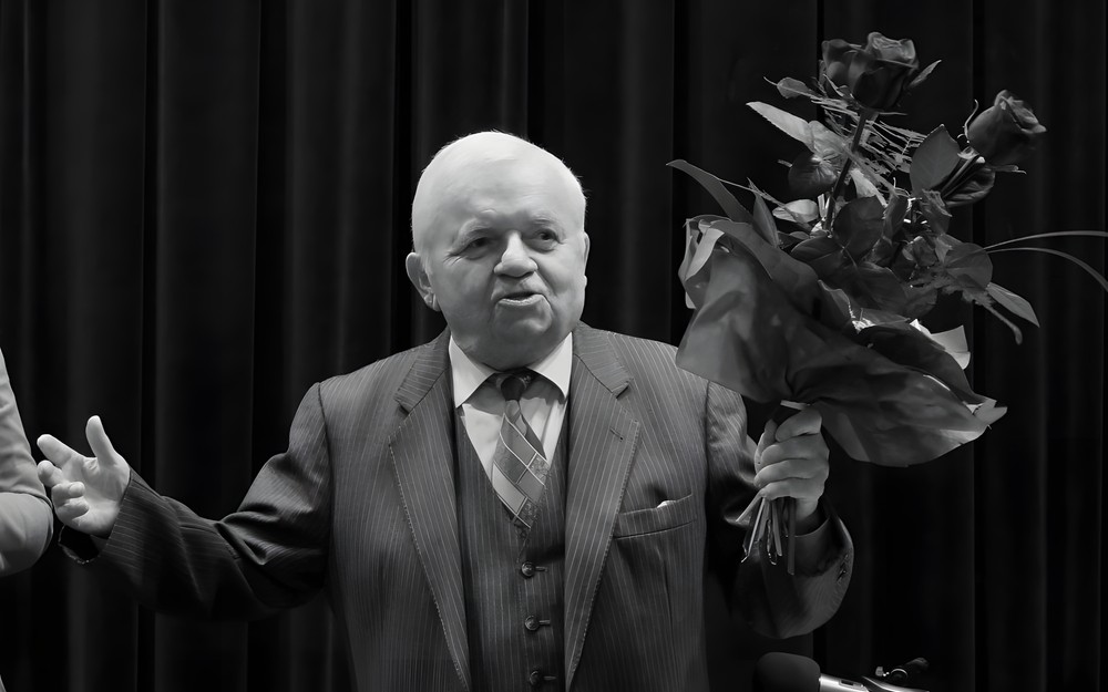 Czesław Kuriata podczas 60-lecia pracy twórczej