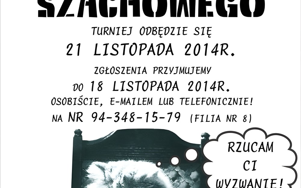 TURNIEJ SZACHOWY