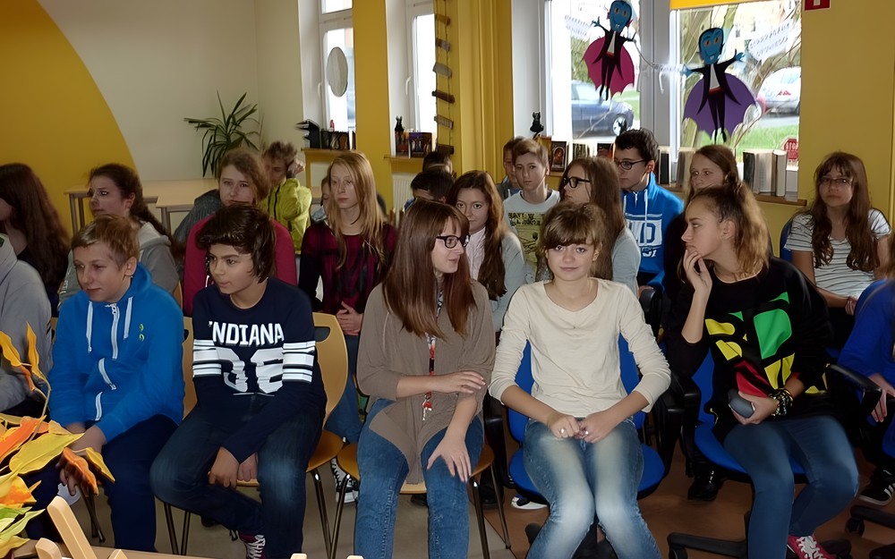 Spotkanie z gimnazjalistami