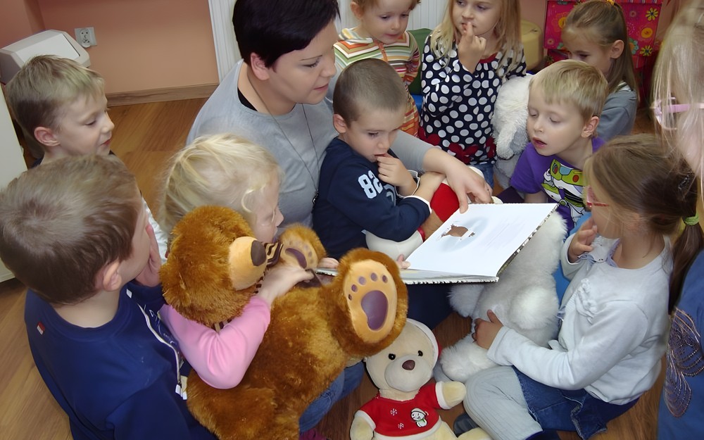 Dzień z pluszowym misiem