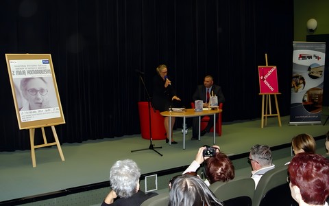 Maja Komorowska w Bibliotece